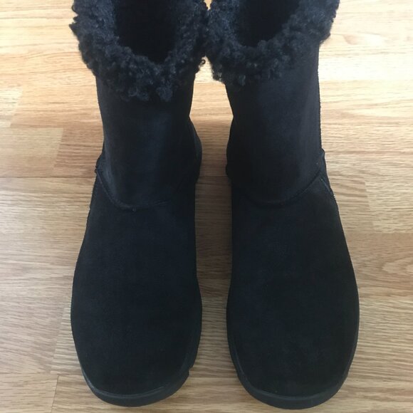 Merrell Icepack 2 Zip Polar Waterproof Snow Boot Black Suede Leather Size 9 - Picture 11 of 13